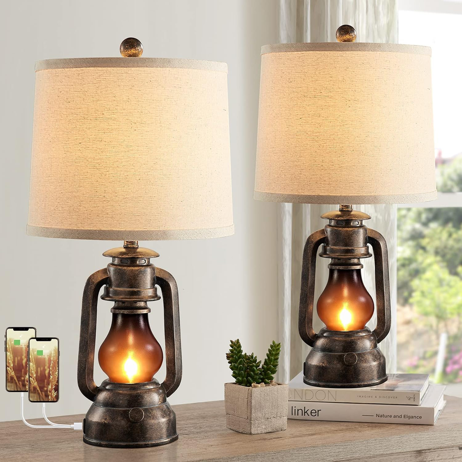 Small lantern table lamp store